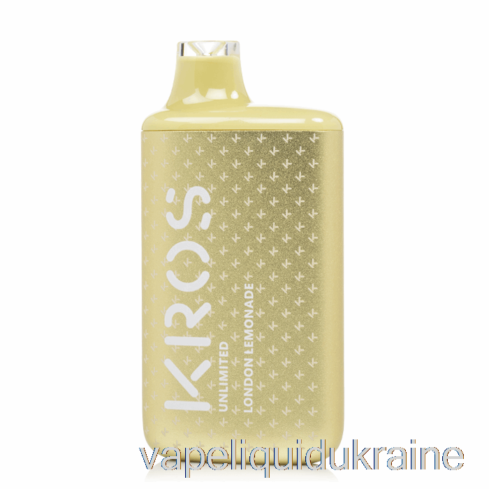Vape Liquid Ukraine KROS Unlimited 6000 Disposable London Lemonade